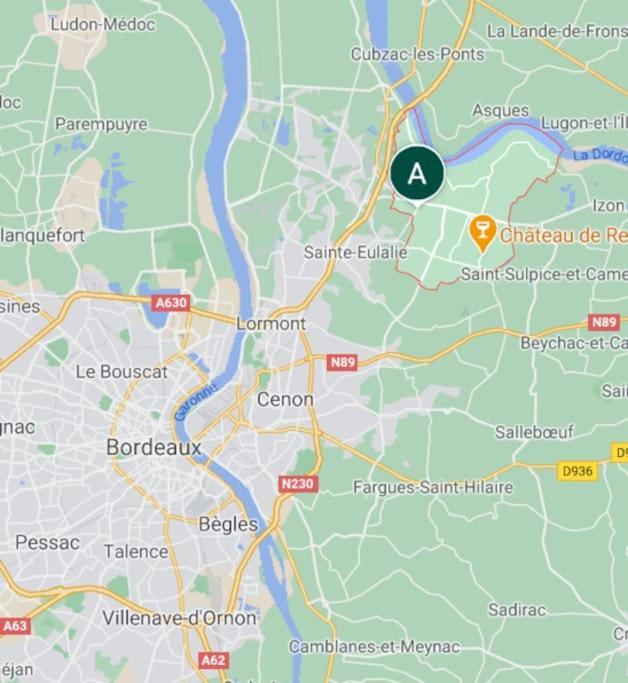 Vila Le Petit Nid Saint-Loubès Exteriér fotografie